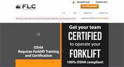 Desktop Screenshot of forkliftcertification.com